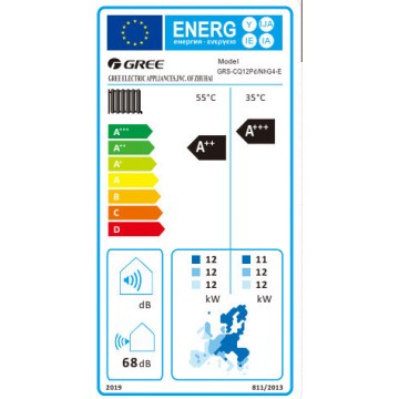 Gree GRS-CQ12PD/NHG4-E Versati IV Αντλία Θερμότητας 12kW Μονοφασική 60°C Monoblock